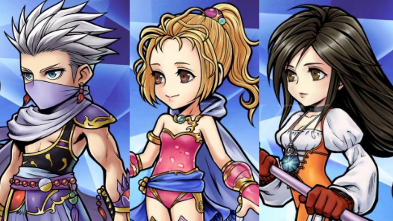 DFFOO Wrapped in Kindness! Krile IW Shinryu with Edge, Krile and Garnet