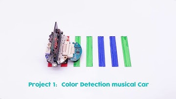 micro:bit mini car with color recognizer - Grove Zero Bit Kit