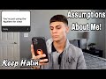 Answering Assumptions About Me | Speaking Out!