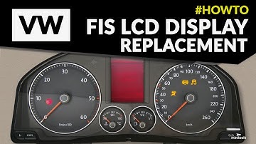 How to replace Volkswagen Golf V, Passat B6, Touran Mk1, Tiguan 5N and EOS dashboards MFD display