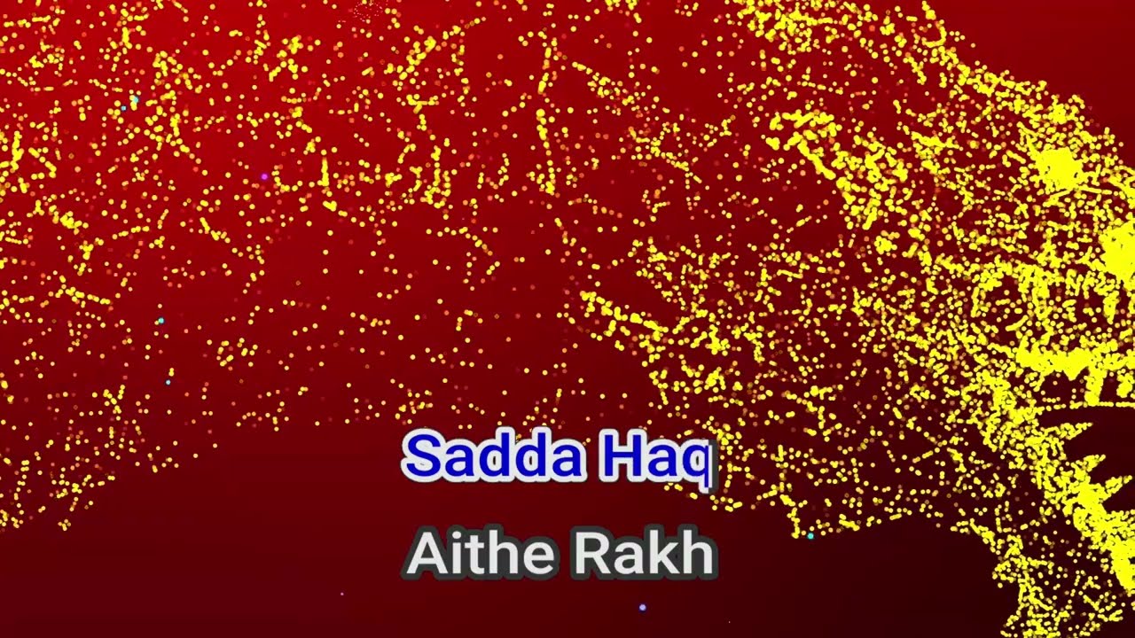 50697   Saadda Haq Aithe Rakh   Mohit Chauhan