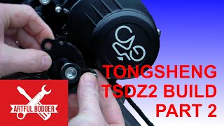 Tongsheng TSDZ2 Mid Drive E-Bike motor Bike Build in detail Part 2