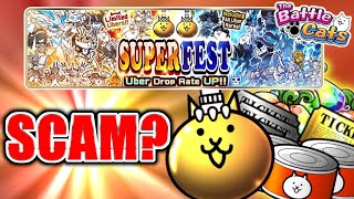 SUPERFEST or SUPERSCAM?! | The Battle Cats