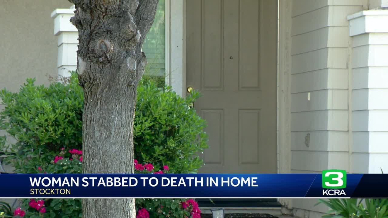 Stockton Woman killed in her home, neighbors react - YouTube