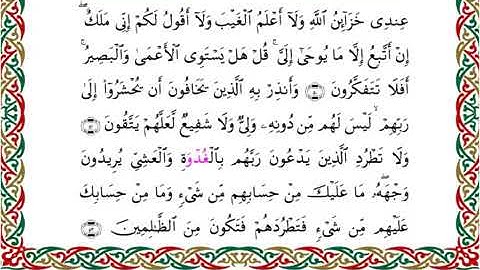 سورة الأنعام  برواية ابن ذكوان عن ابن عامر ـ الشيخ يوسف بن نوح
