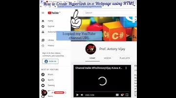 How to Create Hyperlink in a Webpage using HTML | Website Development | Prof.Antony Vijay #shorts
