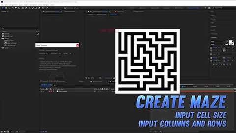 Maze Maker Element 3D | After Effects template