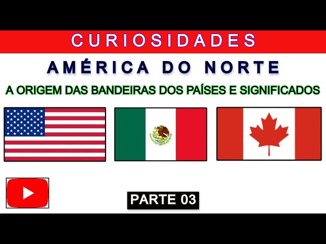 Bandeiras da América do Norte e do Sul