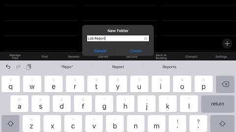 Creating Folders in Goodreader