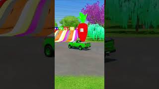 TRANSPORTING CARS, AMBULANCE, POLICE CARS, FIRE TRUCK OF COLORS! WITH TRUCKS! - FS 22