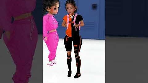 I HEARD YOU WANNA FIGHT 😡👊👧🏽 ( IMVU SHORT SKIT) #shorts