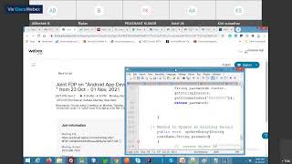 Day-2 Part-1 Android App Development using Java from 23 October - 01 November, 2021