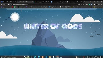 All about Winter of code 3.O || registration guide || #codervivek #opensource #woc