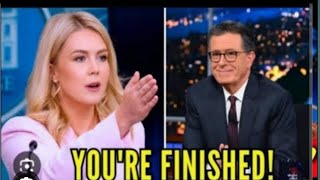 Drama Explodes: Karoline Leavitt Responds Harshly on Stephen Colbert.