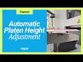 Myze Feature:Automatic Platen Height Adjustment - Solution for the textile printing workflow DTG DTF