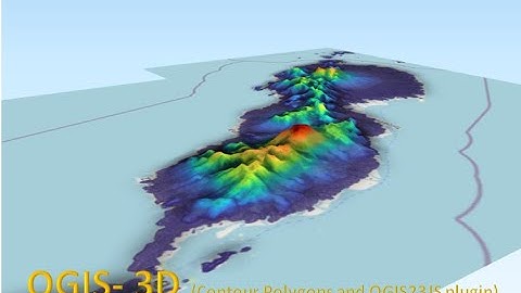 Using Contour Polygon in Raster to Create 3D Maps QGIS   Made with Clipchamp