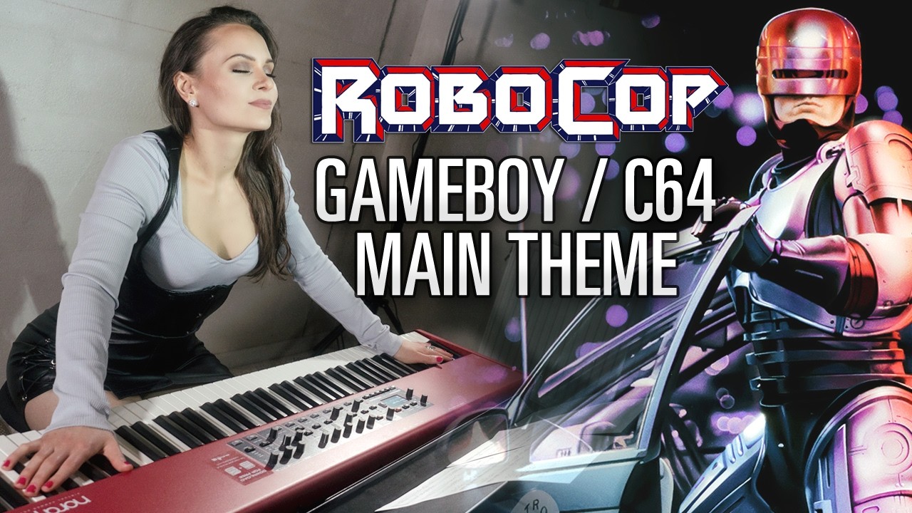 Robocop Gameboy / C64 Theme (Piano cover) - Jonathan Dunn | Katja Savia