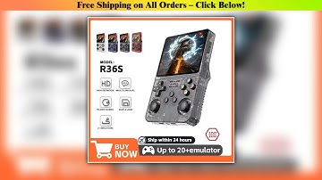 Open Source R36s — Unboxing (2025): Open Source R36S Retro Handheld Video Game Console