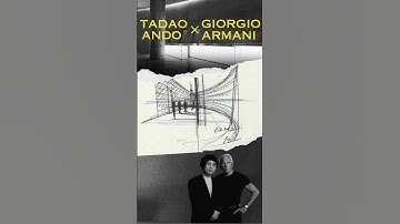 When Armani meets Ando — fashion draped in concrete dreams. #architecturedesign