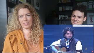 MY MOM LISTENS TO INDIAN MUSIC FOR THE FIRST TIME!! ARIJIT SINGH REACTION