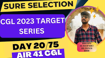 DAY 20-5 April Target series CGL 2023 Complete and comment #prepare_with_me #ssc_cgl #dailytargets