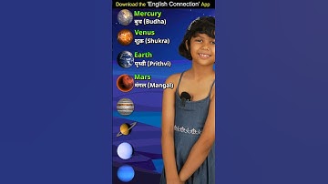 The Name of the Planets, English Speaking Practice for Kids, Adi Keshari Connection #shorts