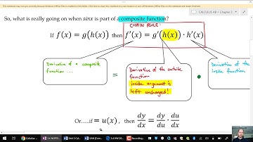 AP Calculus AB: 3.5 The Chain Rule (Trig Examples)