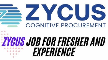 Zycus Job for fresher and experience | latest recruitment 2022