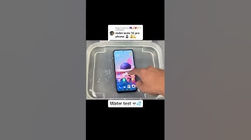 Redmi note 10 Pro water test #redmi #water #bhfyp #iphone #subscribe #youtubeshorts #youtube #new