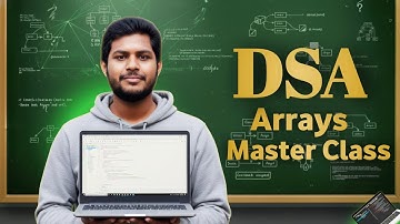 Arrays in Telugu 🔥 Complete Masterclass + 7 Must-Solve Problems | DSA Series Ep.5 💻