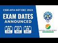 CSIR NET Dec 2023 Exam Dates Announced | Scheduled on 26, 27 &amp; 28th Dec 2023 | All 'Bout Chemistry