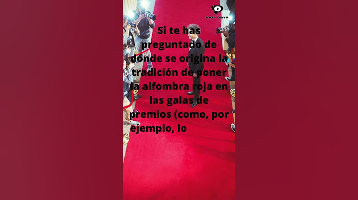 El origen de la Alfombra Roja