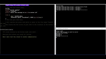 Ruby very simple socket