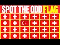 Spot the ODD One Out - FLAG Edition 🚩🌎| Explore World Flags | 36 Emoji Quiz | Easy, Medium, Hard.