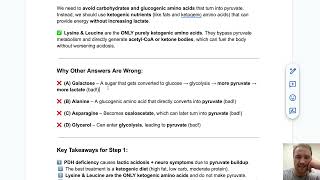 Step 1 Prep #73 - Pyruvate Dehydrogenase Deficiency