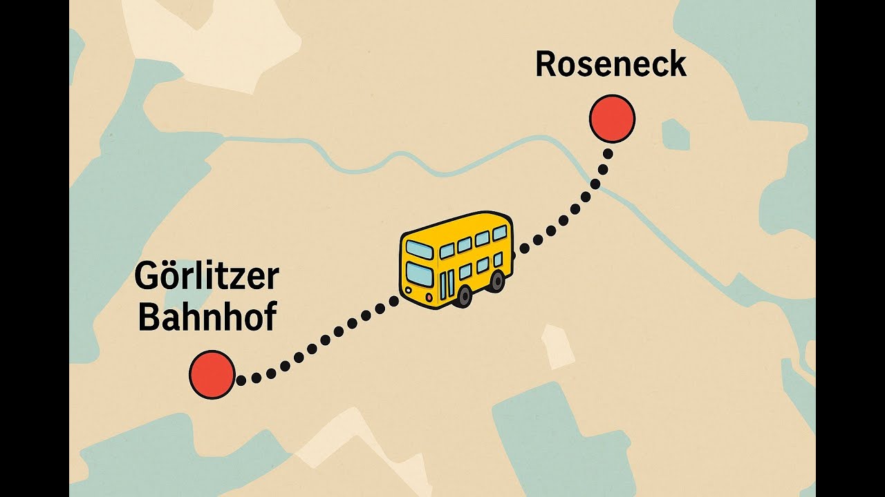 Berlin M29 Bus Journey – Fall Day through Kreuzberg & Tiergarten