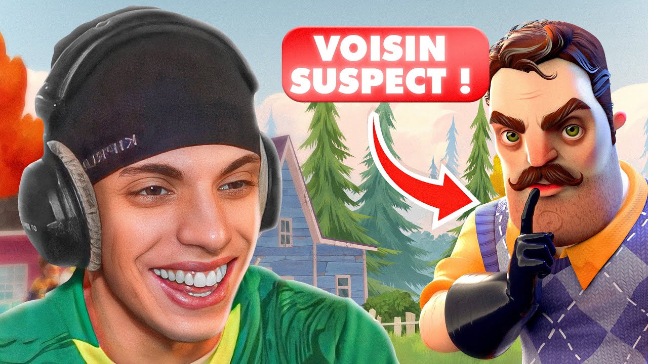 MON VOISIN EST UN HOMME BIZARRE 👀🏠 - HELLO NEIGHBOR #1
