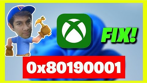 Microsoft Store/Xbox App Sign In Error 0x80190001 Something Went Wrong On Windows 10/11 PC FIX