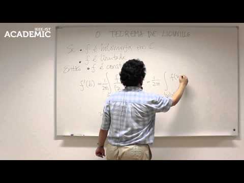 Vídeo: Qual é o teorema de Liouville?