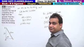 Class 10 Maths (Ex 7D Example 3) TRIANGLES (RS Agarwal 2019)