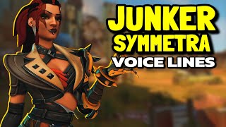 JUNKER SYMMETRA - Voice Line Interactions (Overwatch 2 Season 10)