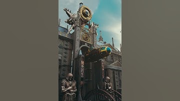 Cinematic shot - City Gates #3danimation #3dart #gaming #3dartist #3dlighting #unrealengine5