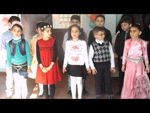 თბილისის 213_ე საჯარო სკოლის III კლასის მოსწავლეების საშობაო ღონისძიება, 2014 წელი