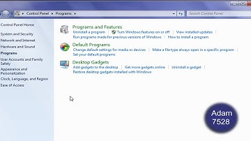 Remove Internet Explorer 8 in Windows 7 [HD]