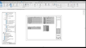 Revit 2023 MEP Schedules Mechanical Equipment & Lighting