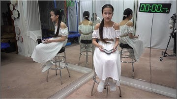 4800 digits of Pi recited again by 11-year-old America Vietson with 360° view & verification proof.