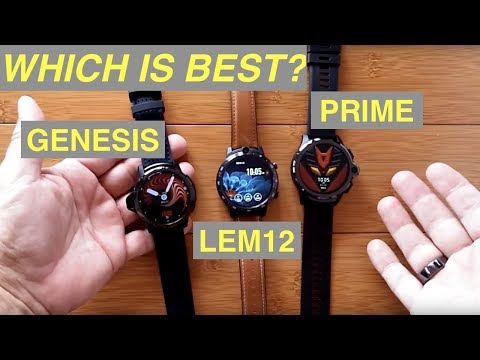 Kronos Blade GENESIS. LEMFO LEM12, and Kospet PRIME (aka AllCall AWATCH GT) Compared: Which is Best?