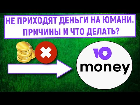 Не приходят деньги на Юмани (Яндекс Деньги). Причины и что делать?