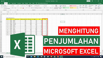 Cara Menghitung Penjumlahan di Excel || Menggunakan Fungsi SUM || Belajar Excel