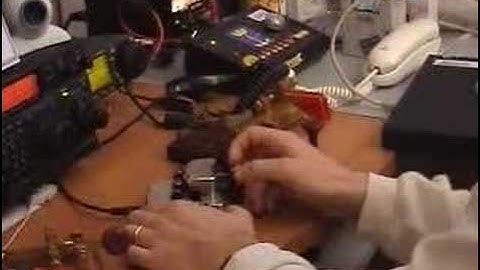 50 WPM Morse Code (CW) with a Begali Scultpure